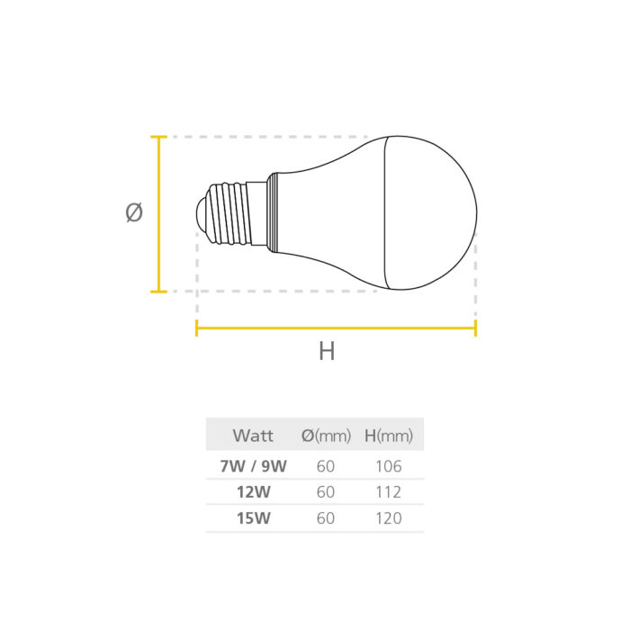 Led Toledo Slim dimensiones
