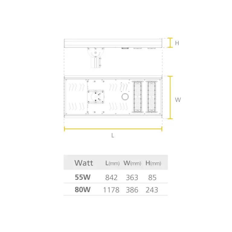 Led Solar Integrada S40 S80 Pro 