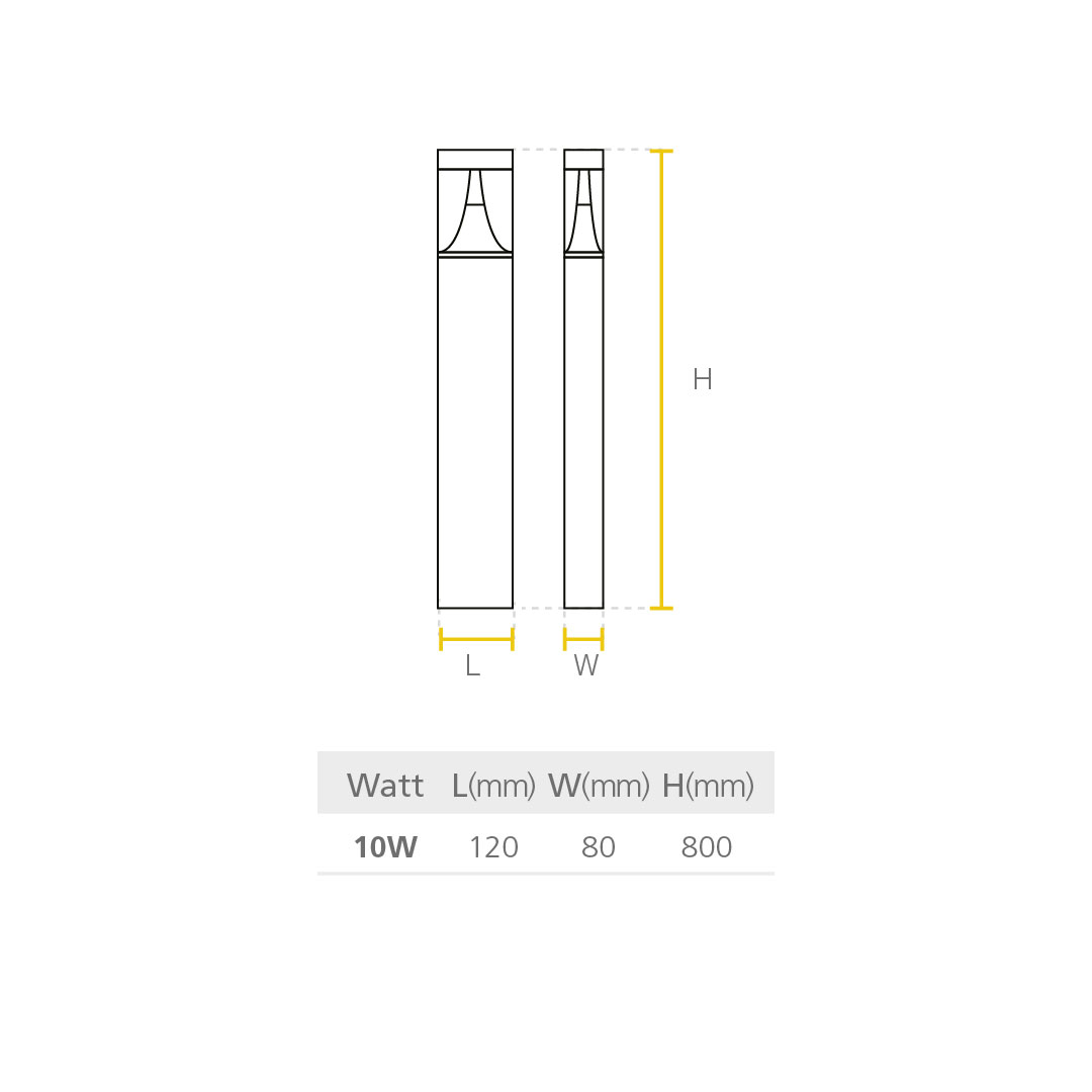 Led Deco Bolardo